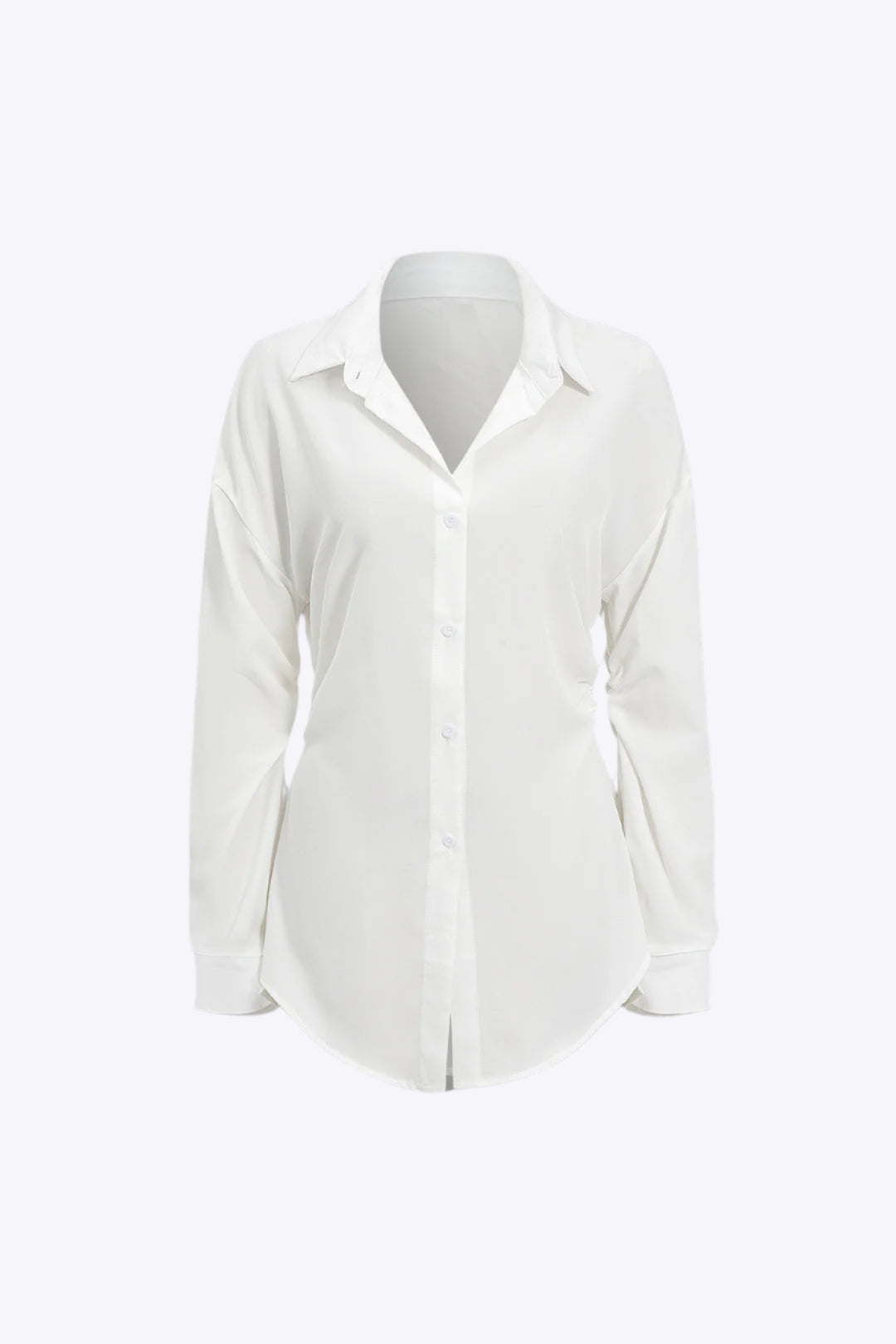 Virginia - Chic Knopen Voorzijde Dames Lange Mouwen Shirt
