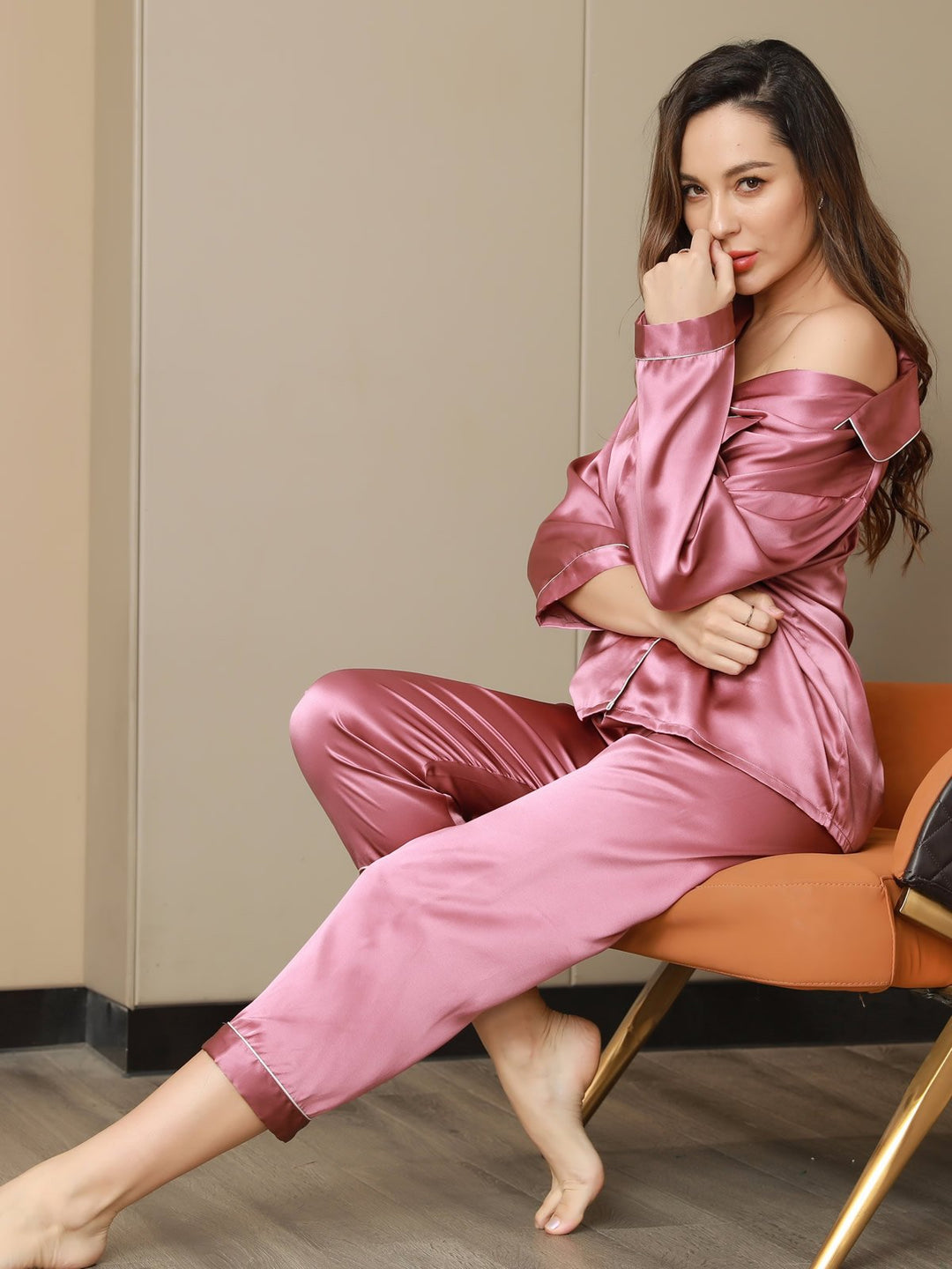 Audrina - Premium Morus Relaxatie Dames Pyjama Set