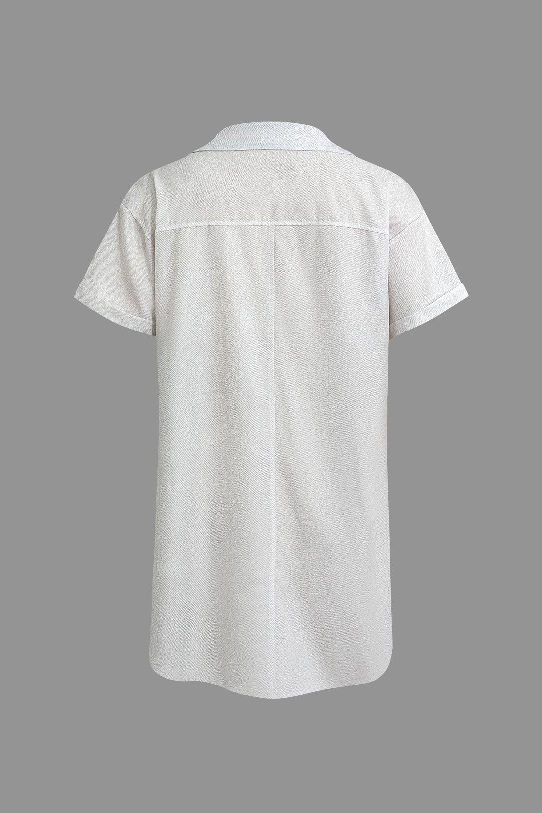 Yelena - Trendy Knoop Voorkant Gedrukt Dames Cropped Shirt