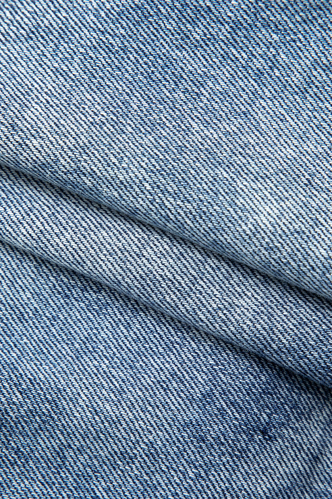 Vervaagde Pocket Denim Mini Rok