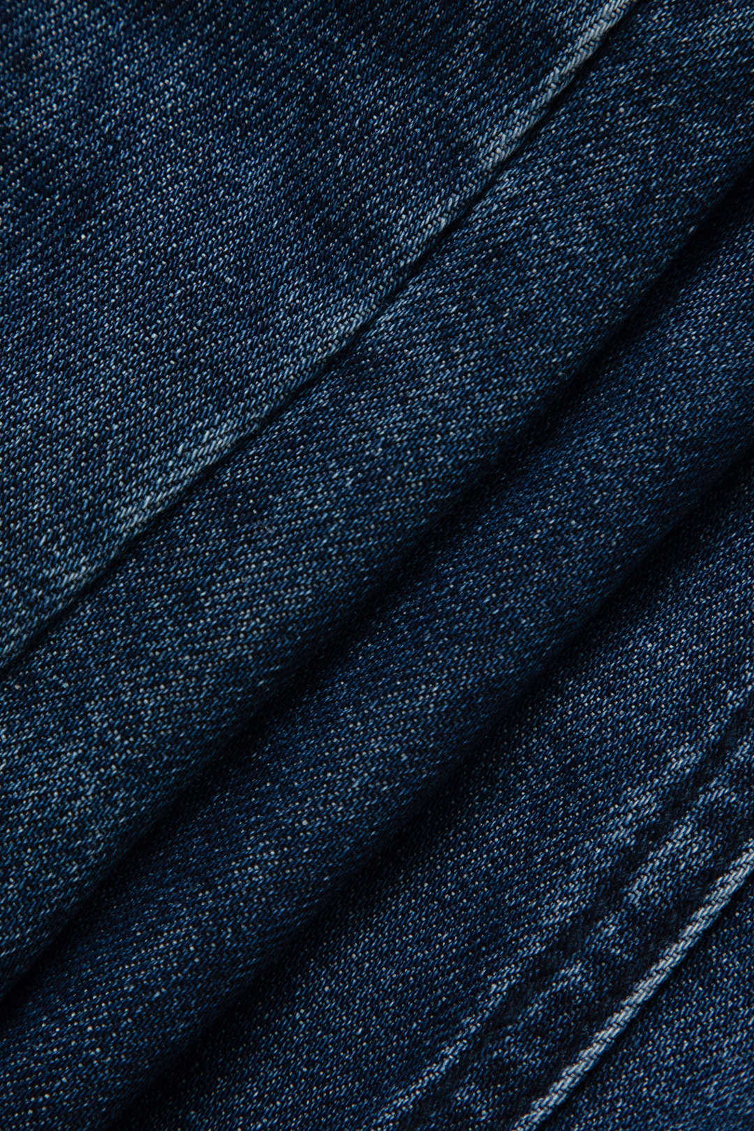 Asymmetrische Denim Tube Top