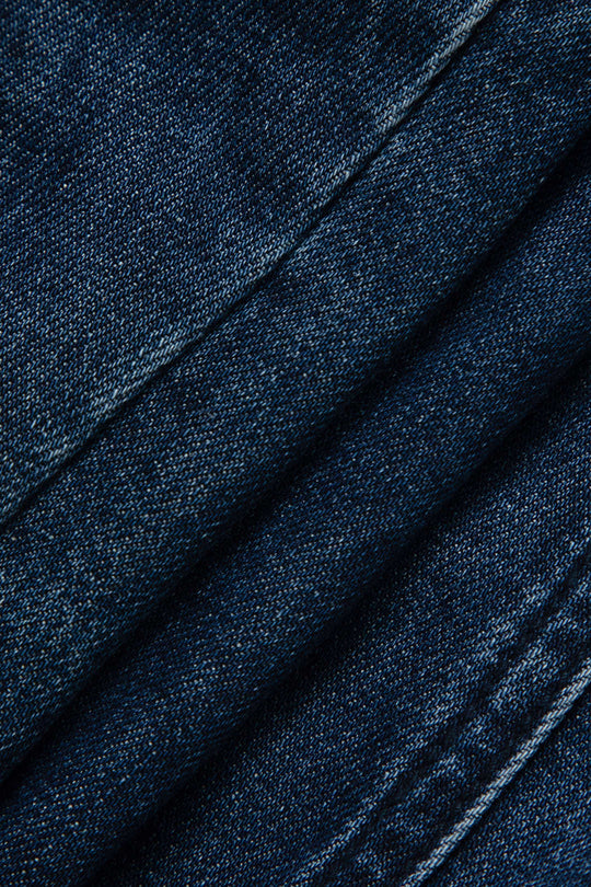 Asymmetrische Denim Tube Top