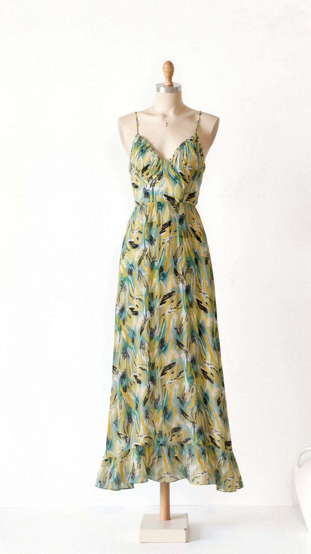 Asmita - Lichtgewicht Lente Bloemen Jurk voor Vrouwen