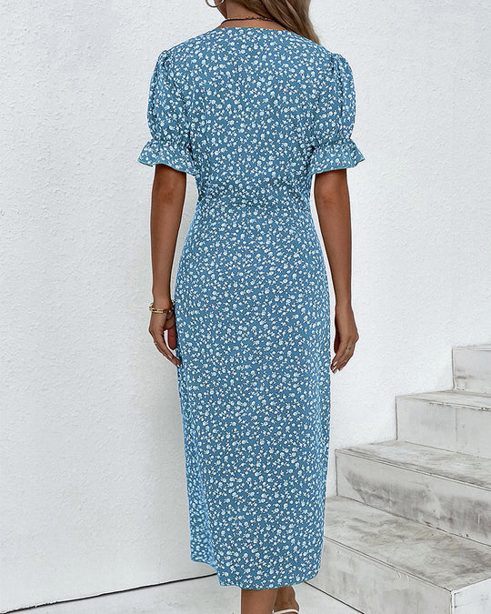 Billie Midi Jurk met Lange Mouwen – Tijdloos, Chic en Comfortabel
