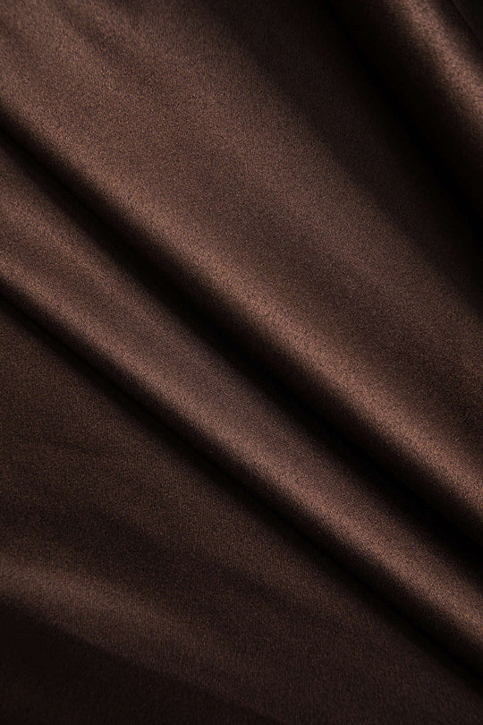 Thea - Strakke Knopjes Satijnen Dames Langemouwen Shirt