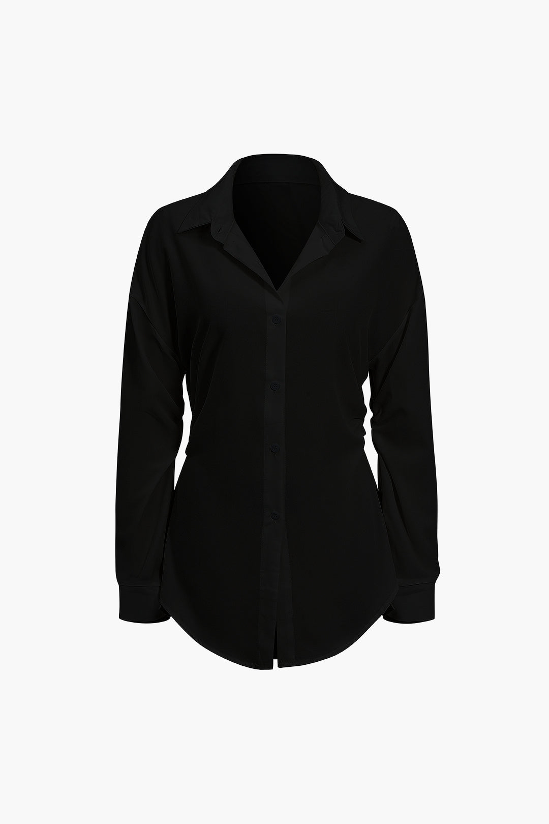 Virginia - Chic Knopen Voorzijde Dames Lange Mouwen Shirt