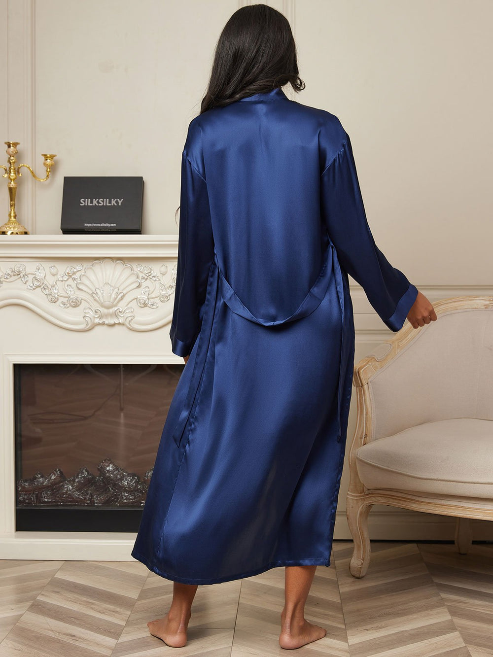 Ariella - Chique Draperende Silhouet Dames Badjas