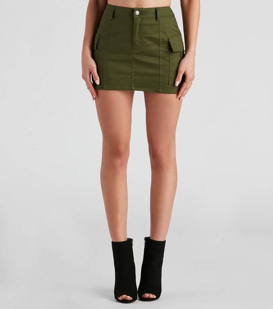 Cadet Meisjes Cargo Mini Rok