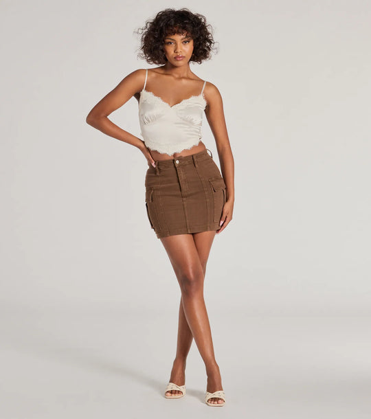 Draagstijl Cargo Mini Rok