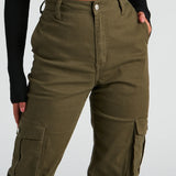Jog Mijn Geheugen Hoge Taille Cargo Joggers