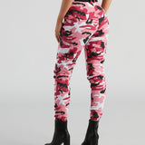 Blend In Mid-Rise Camo Joggers