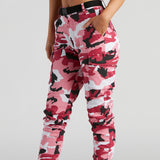 Blend In Mid-Rise Camo Joggers