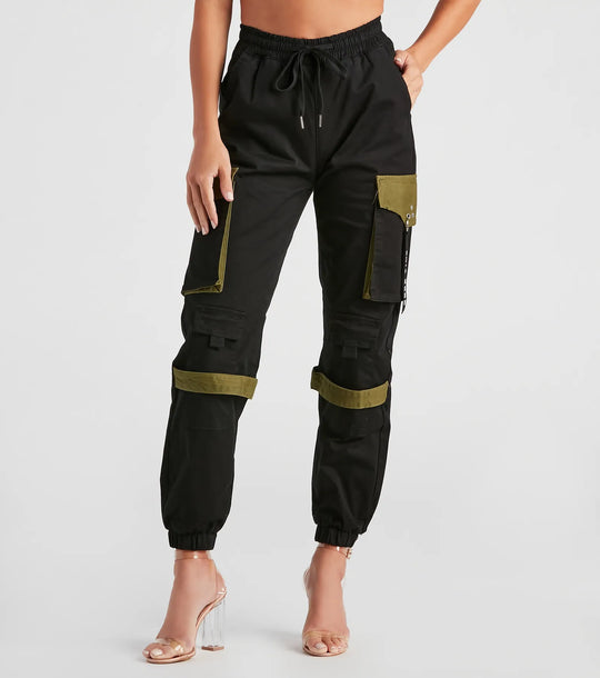 Goede Tijd Twill Cargo Joggers