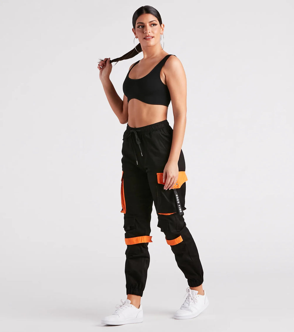 Goede Tijd Twill Cargo Joggers