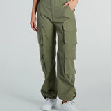 Uit Voor De Dag Hoge Taille Cargo Broek