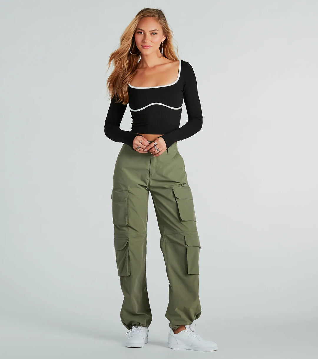 Uit Voor De Dag Hoge Taille Cargo Broek