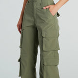Uit Voor De Dag Hoge Taille Cargo Broek