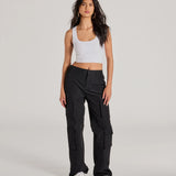 Uit Voor De Dag Hoge Taille Cargo Broek