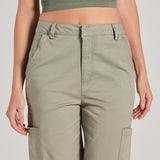 Weekend Trip Hoge Taille Cuffed Cargo Broek