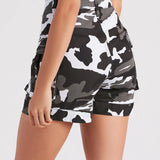 Hoge Rang Camouflage Cargo Shorts