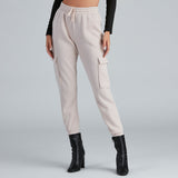 Klaar om te Chillen Fleece Cargo Joggers