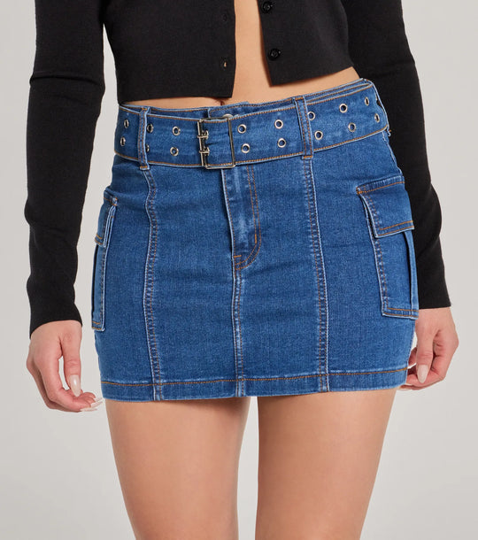 Schattige en Trendy Cargo Mini Rok