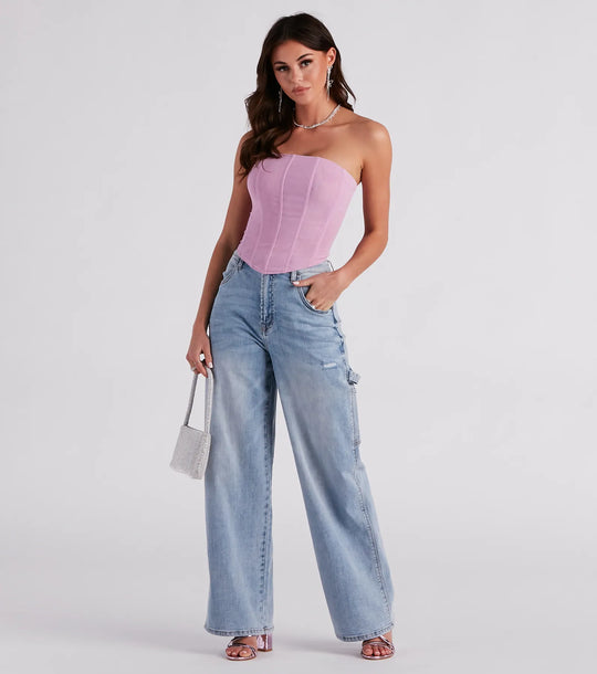 Trish Cargo Wijde Pijpen Jeans van Windsor Denim