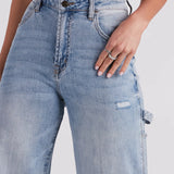 Trish Cargo Wijde Pijpen Jeans van Windsor Denim