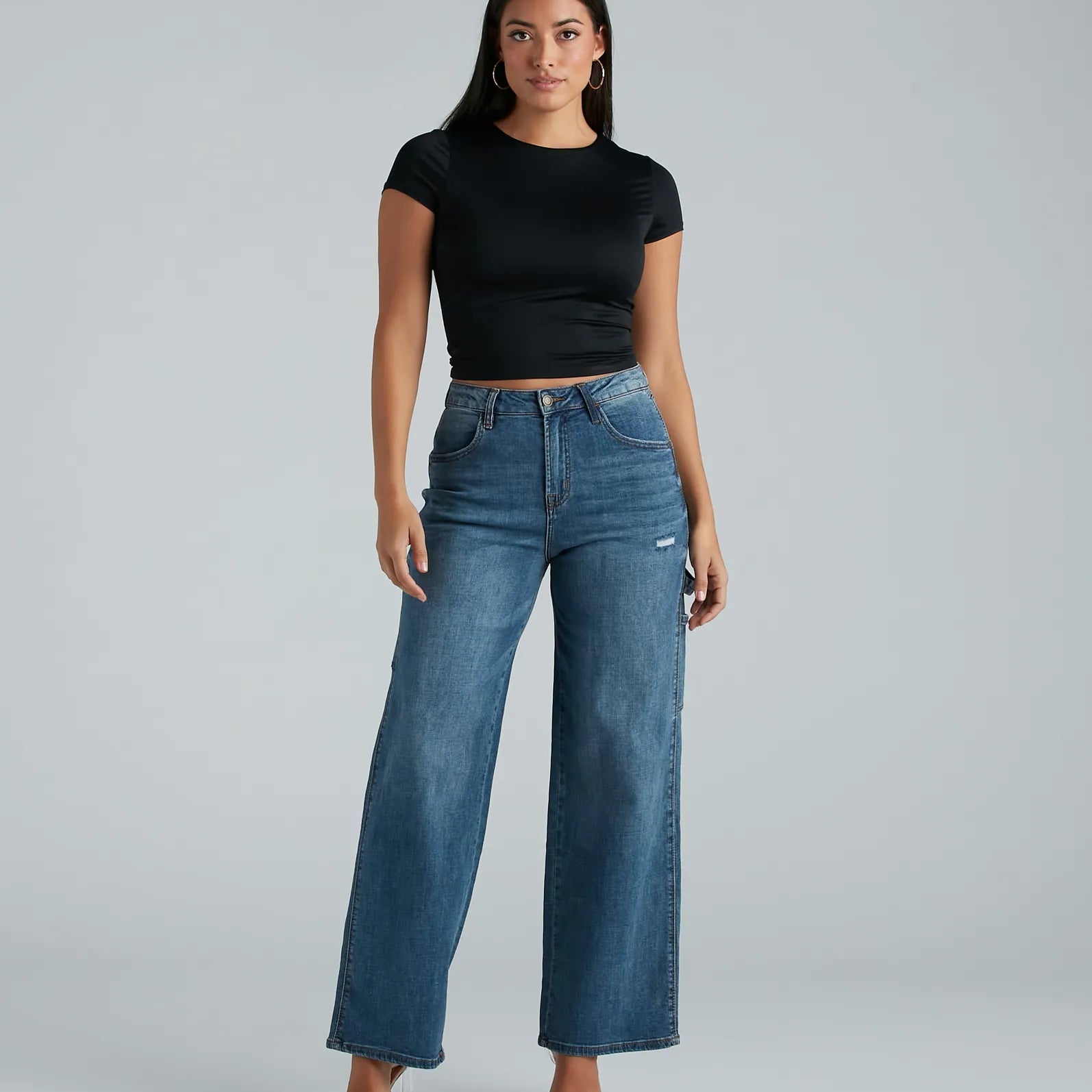 Trish Cargo Wijde Pijpen Jeans van Windsor Denim