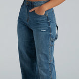 Trish Cargo Wijde Pijpen Jeans van Windsor Denim