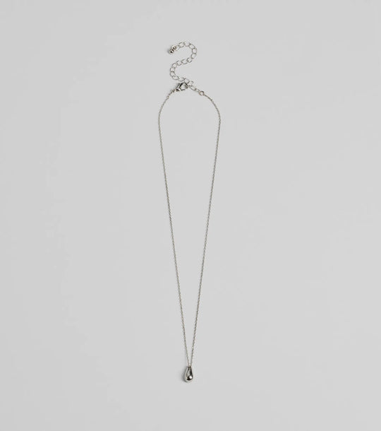 Chic Goedgekeurde Druppel Charm Ketting