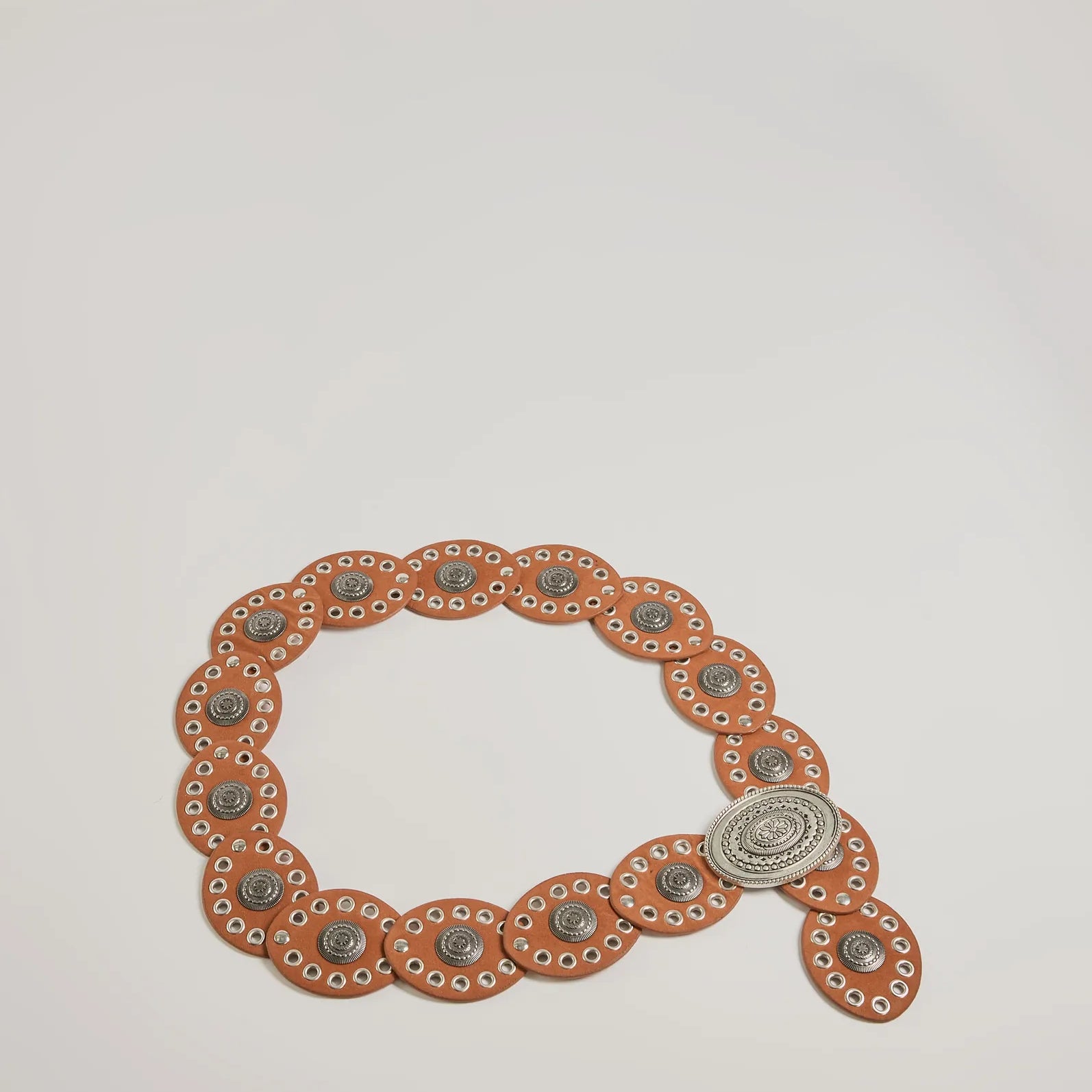 Topprijs Ovale Medaillon Concho Riem