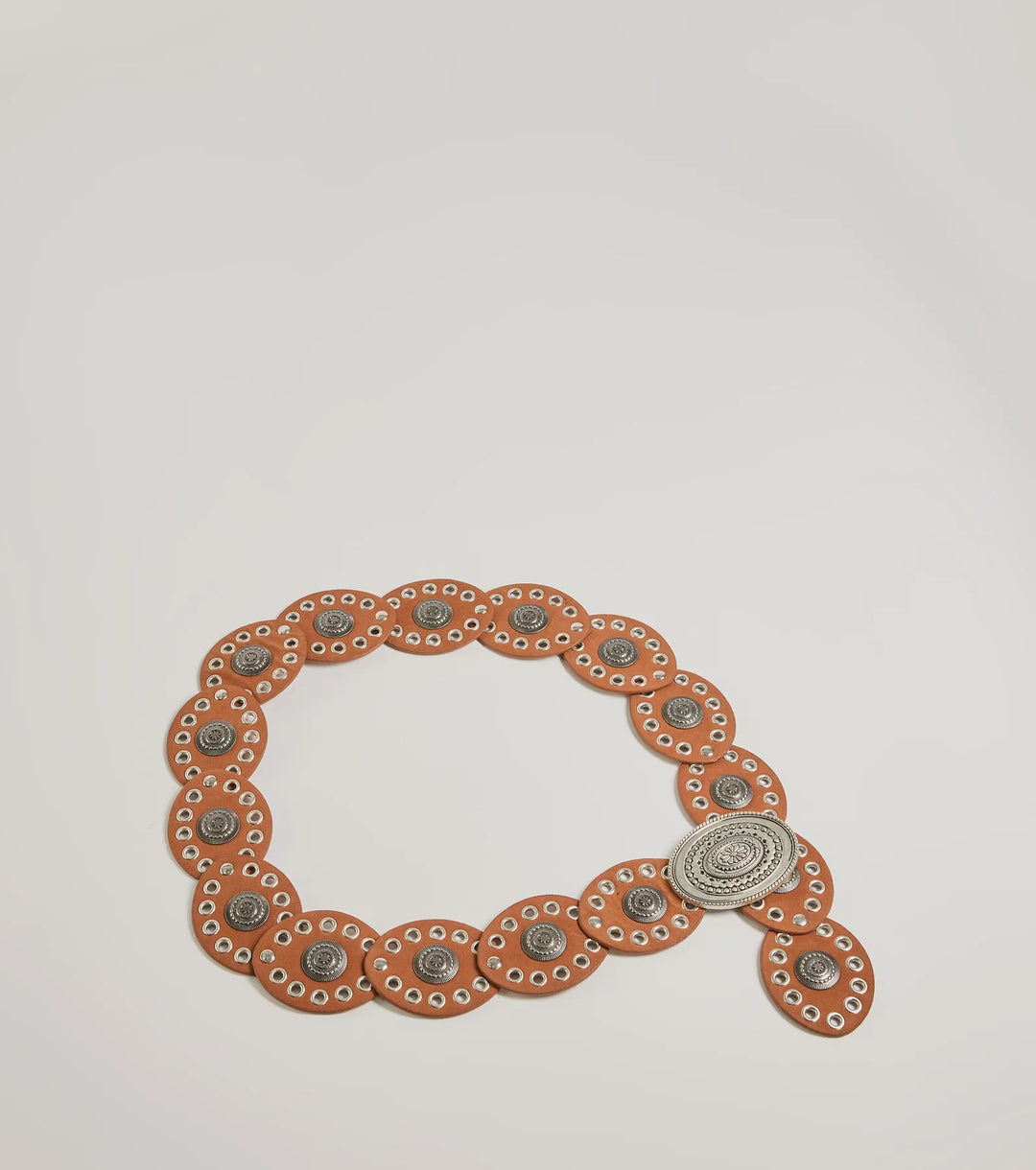Topprijs Ovale Medaillon Concho Riem