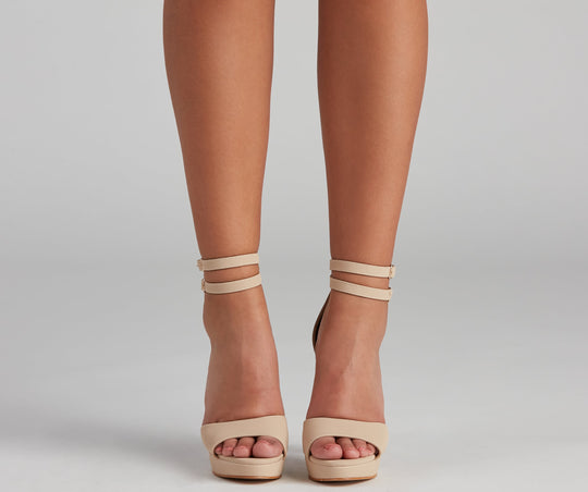 Dames Nacht Nubuck Gesp Stiletto Hakken