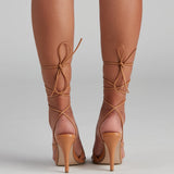 Zo Klasse Veterschoenen met Stiletto Hak