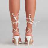 Zo Klasse Veterschoenen met Stiletto Hak