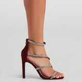 In Strass Versierde Stiletto Hakken