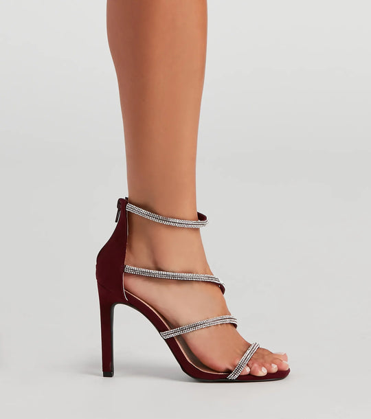 In Strass Versierde Stiletto Hakken