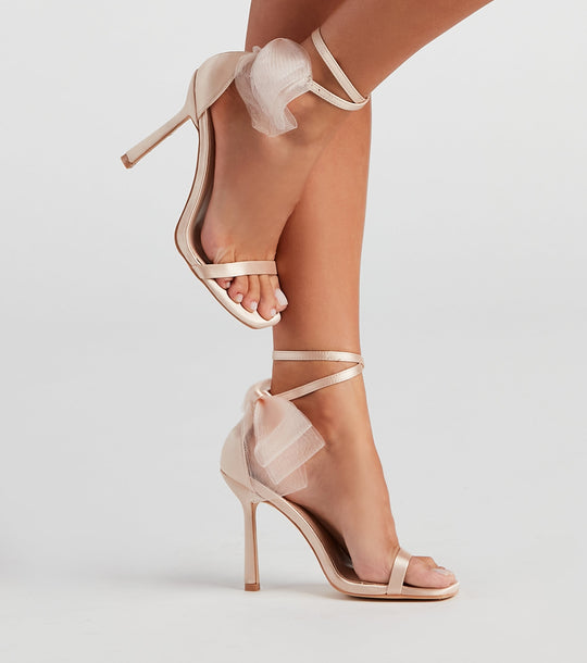 Glam Girl Vibes Satijnen Stiletto Hakken