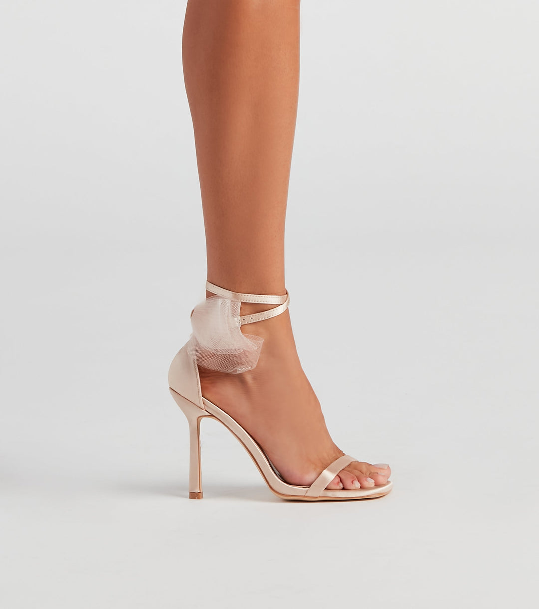 Glam Girl Vibes Satijnen Stiletto Hakken