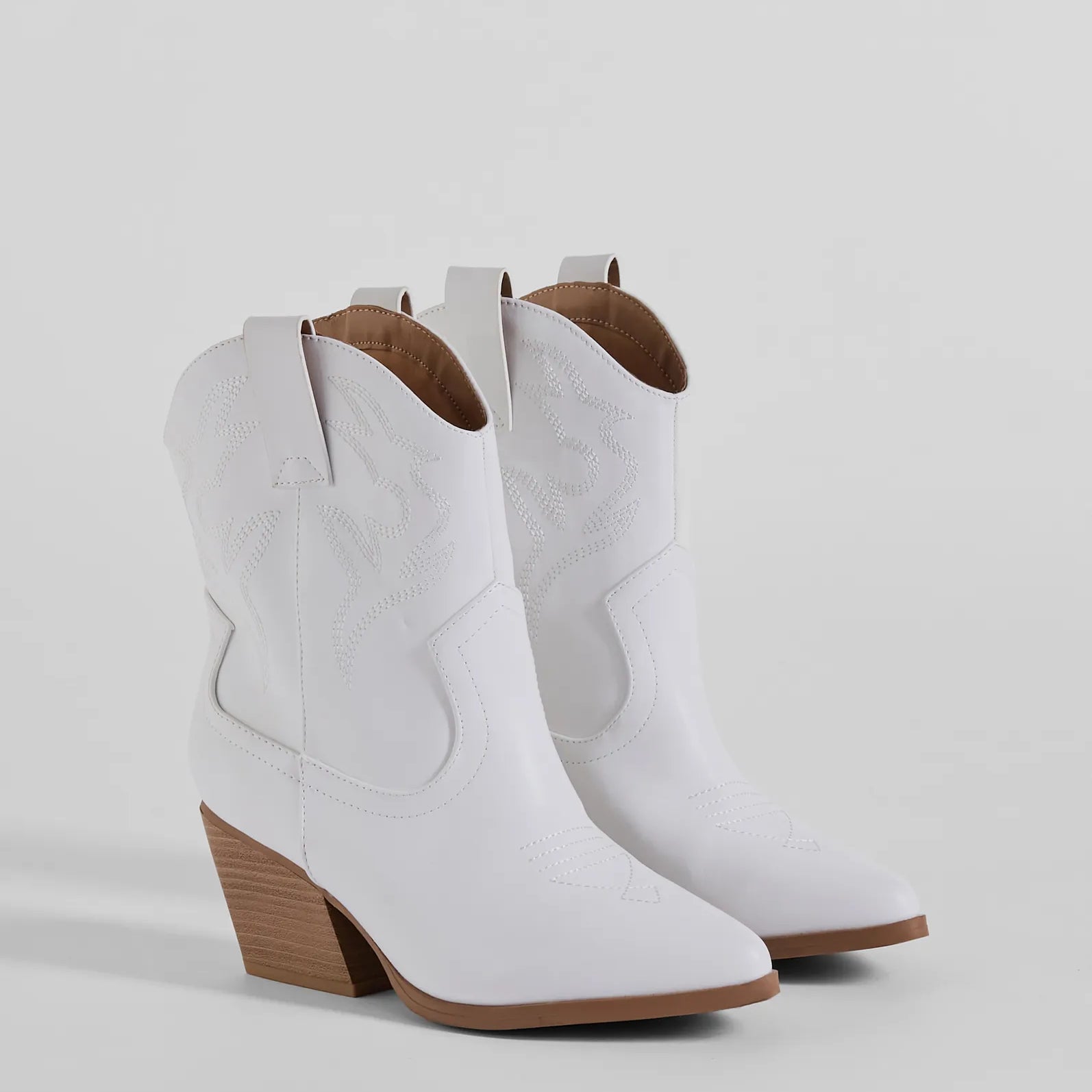 Betaal een Bezoek Western Faux Leren Booties
