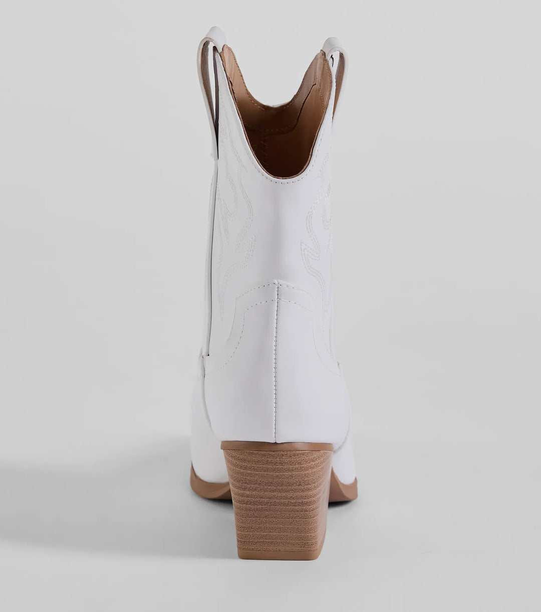 Betaal een Bezoek Western Faux Leren Booties