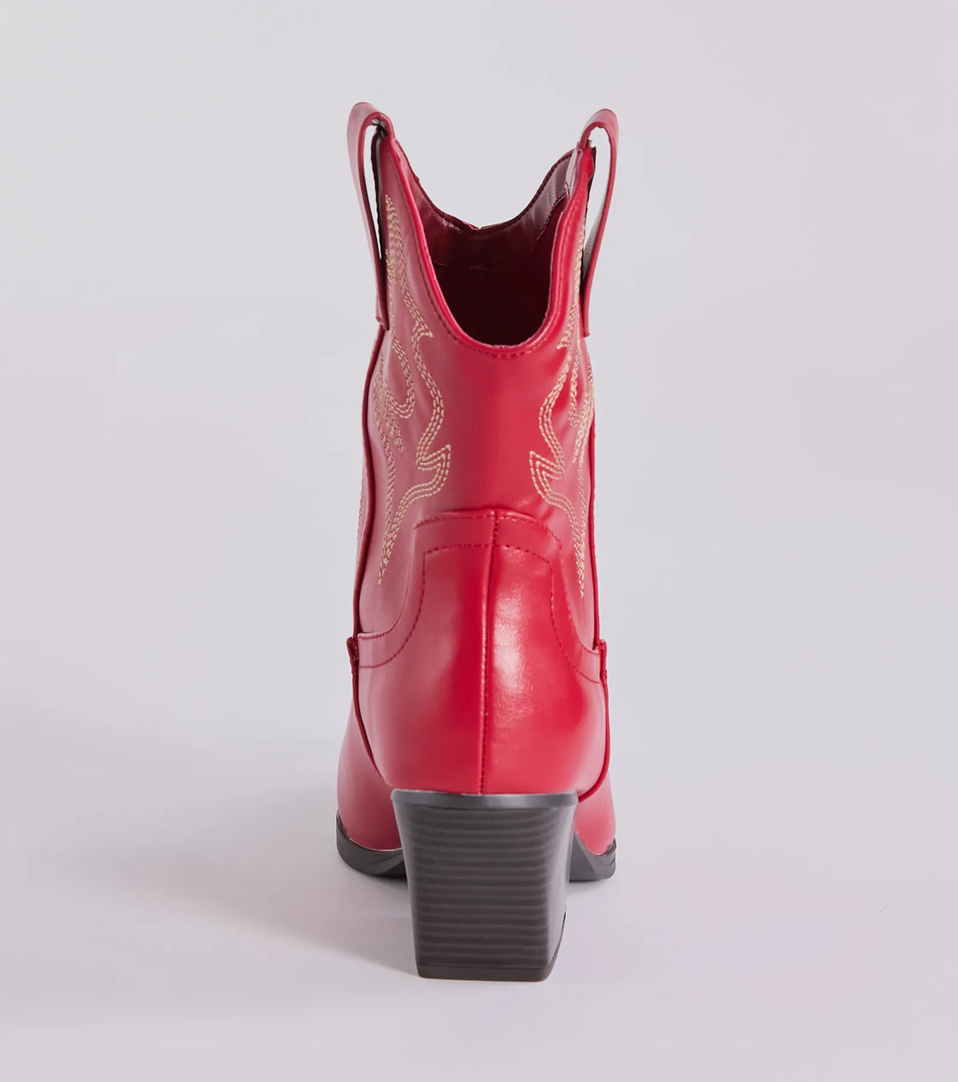 Betaal een Bezoek Western Faux Leren Booties