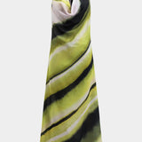 Abstracte Print Mouwloze Rugloze Slip Maxi Jurk