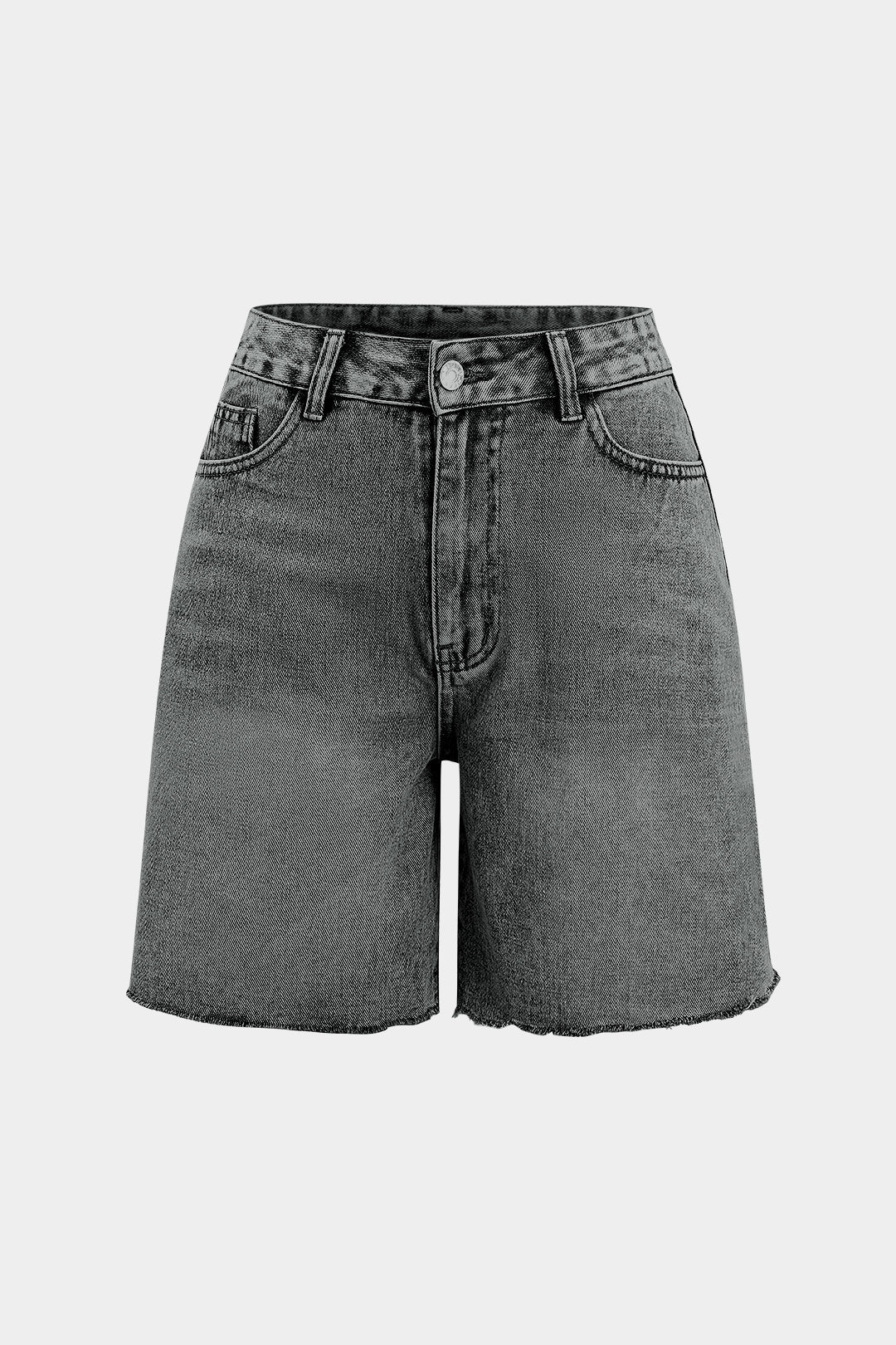 Denim Knopzak Shorts
