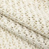 Gebreid Cut Out Rugloze Lange Mouw Mini Jurk