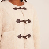 Alice - Zachte Teddy Warmte Dames Duffle Cardigan