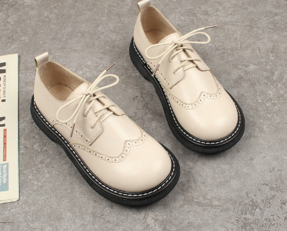 Liza - stijlvolle brede broque stijl oxford schoenen dames
