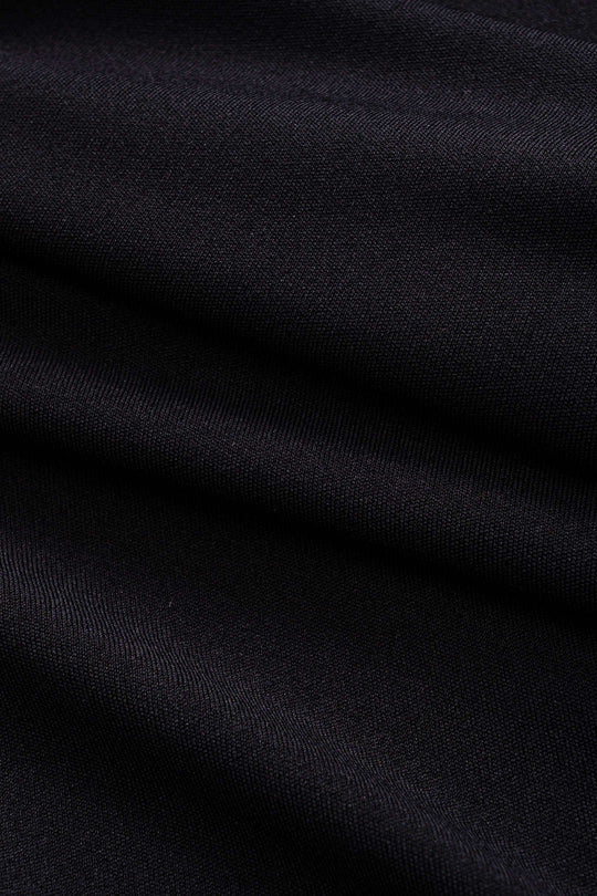 Rugloze Halter Nek Rimpel Mouwloze Midi Jurk