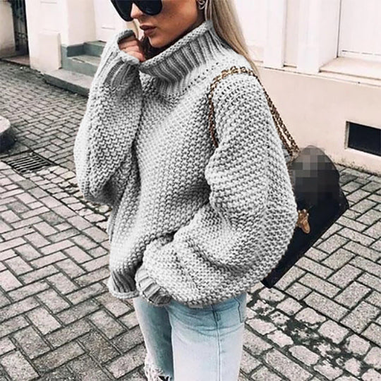 Dames Oversized Chunky Gebreide Coltrui
